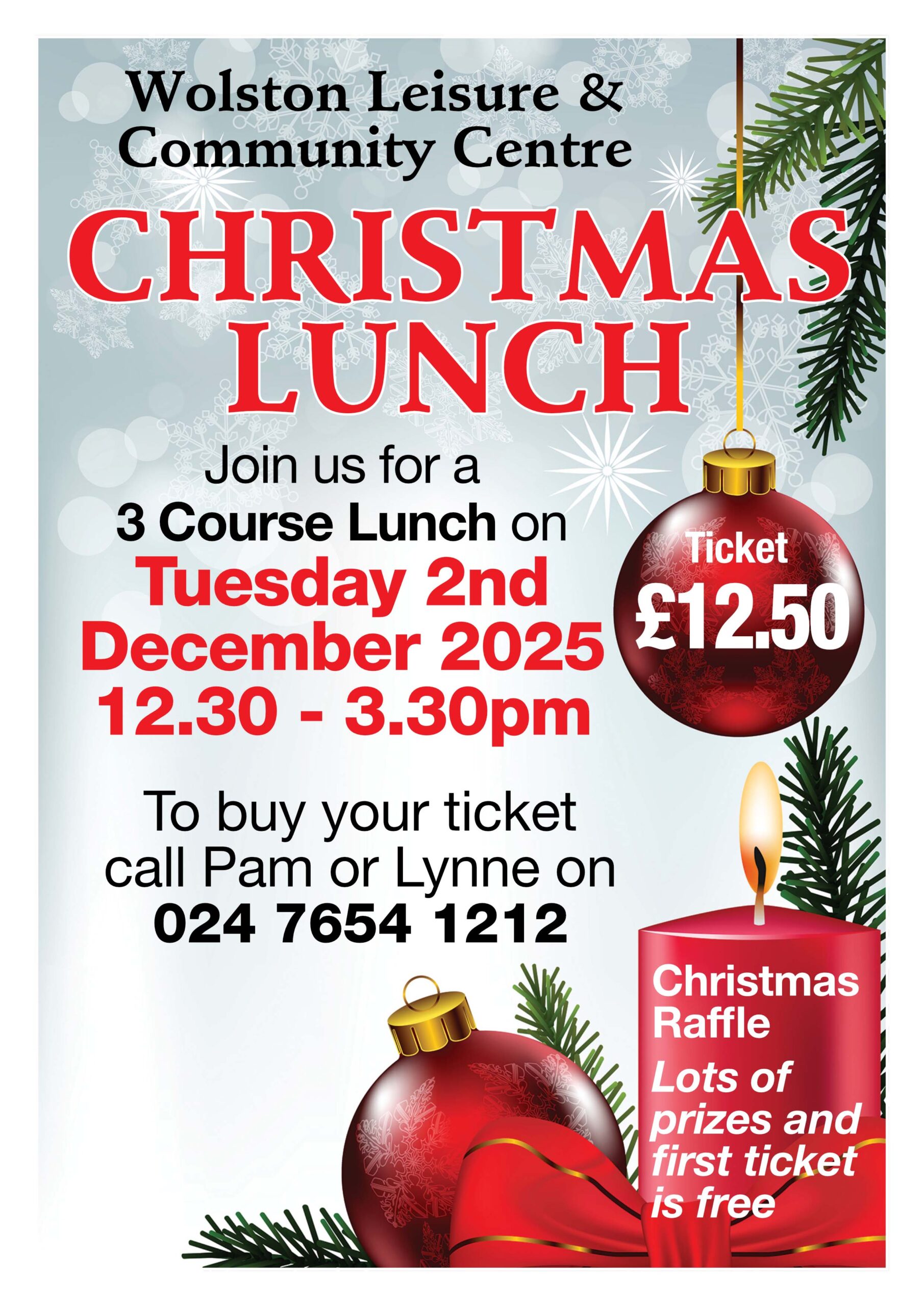 Christmas Lunch A4 Christ